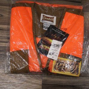 Gamehide Youth Quail Vest Large Brown/Orange